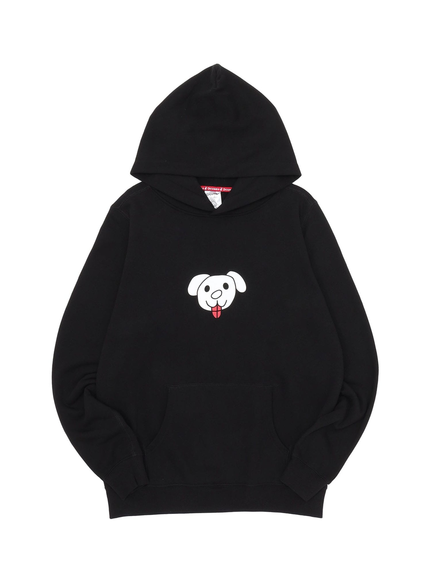 CUNE PULL PARKA 白い犬