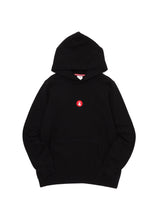 丸にウサギの刺繍PULL PARKA