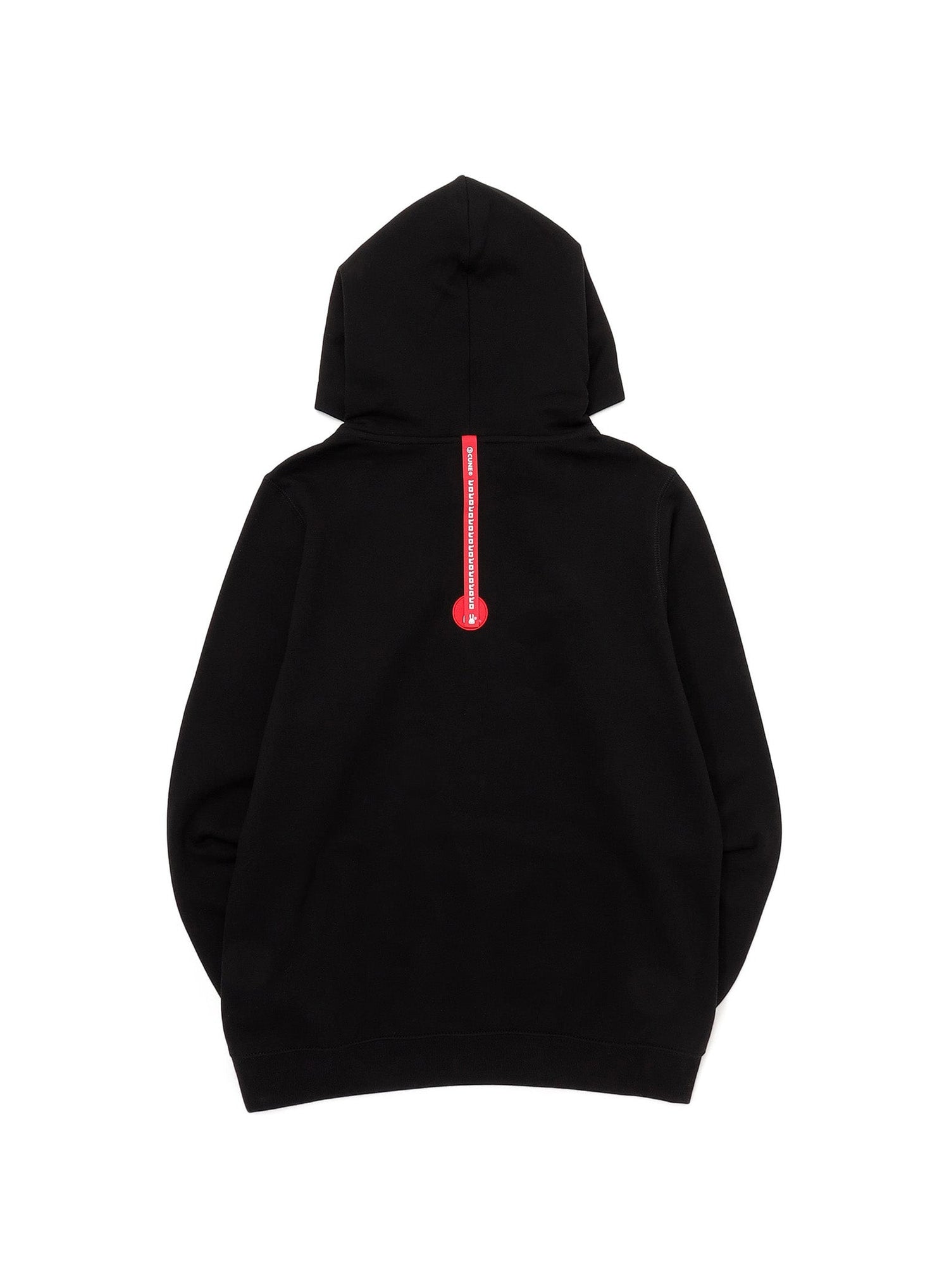 丸にウサギの刺繍PULL PARKA