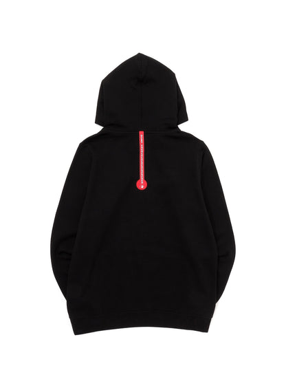丸にウサギの刺繍PULL PARKA