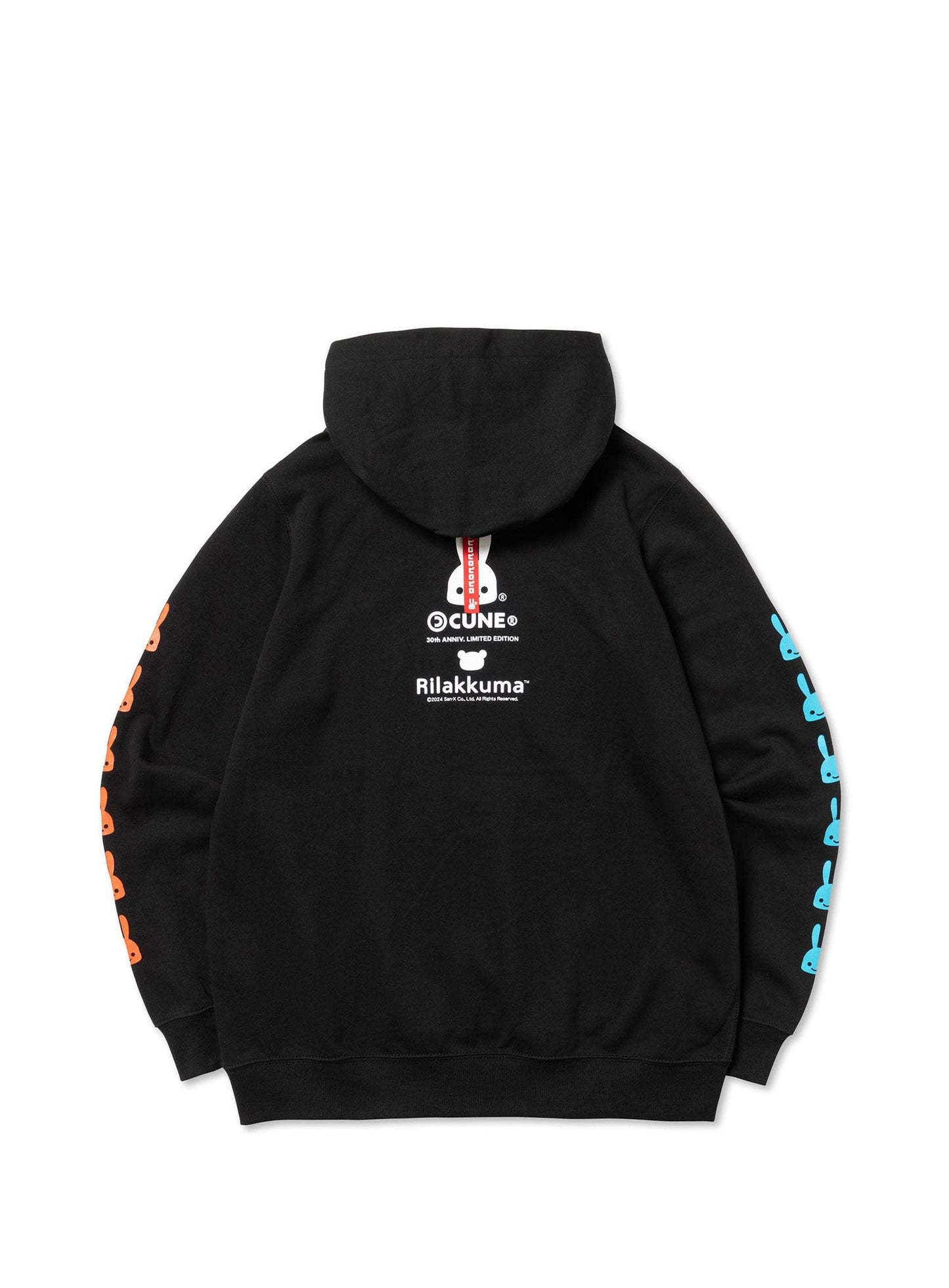 30th ANNIV PULL PARKA リラックマ ブラックレター