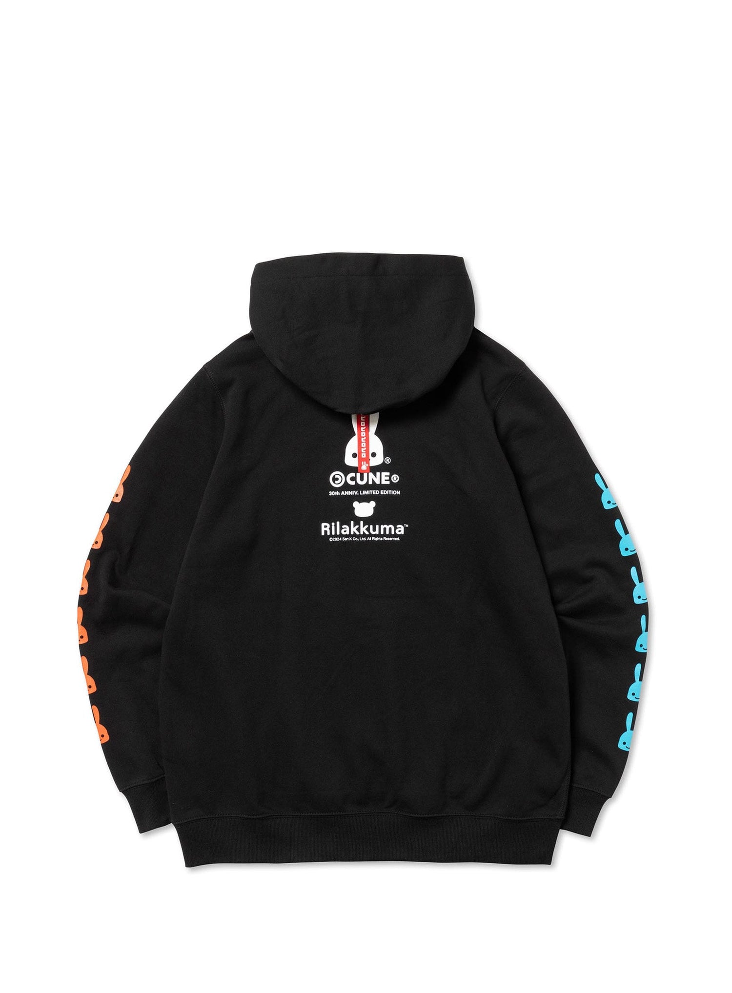 30th ANNIV PULL PARKA リラックマ ブラックレター