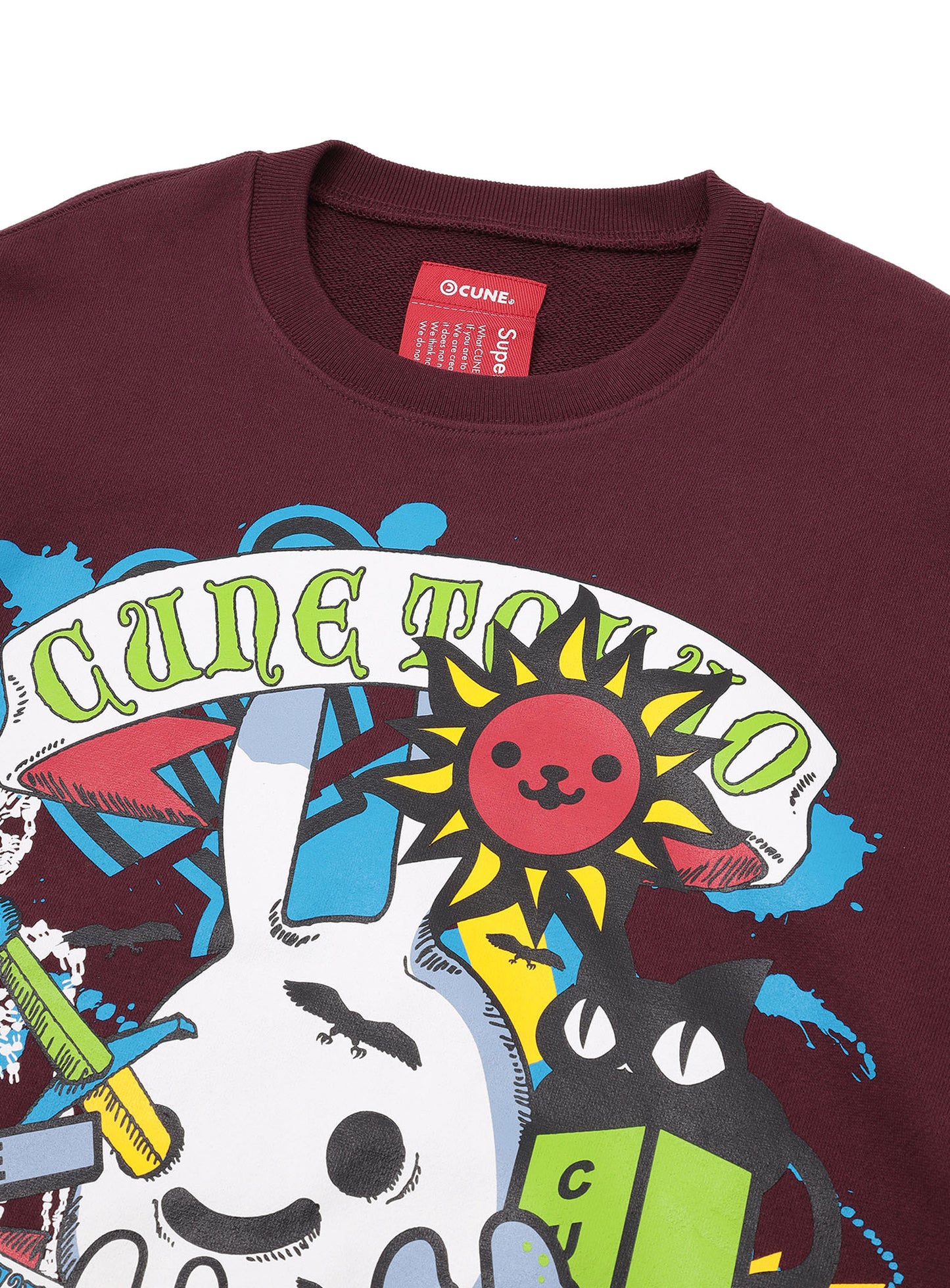 30th ANNIV ヘヴィウェイトビッグクルーネックスウェット お墓remix