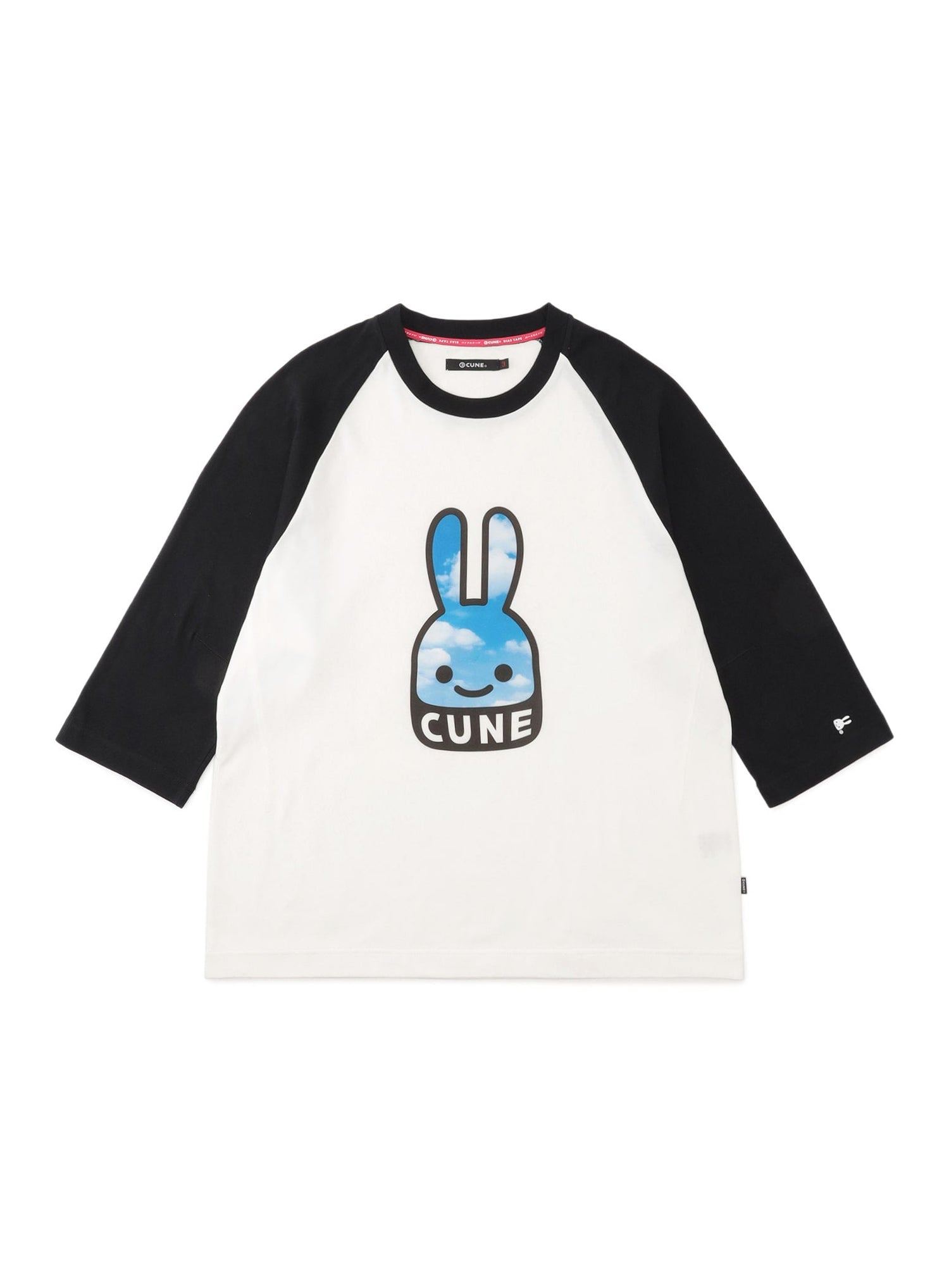 ラグランTシャツ 青空