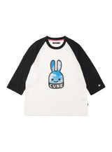 ラグランTシャツ 青空