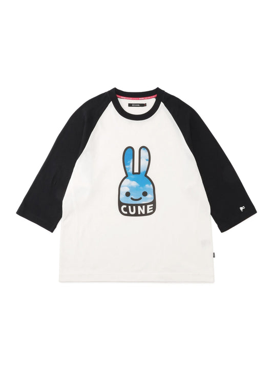 ラグランTシャツ 青空