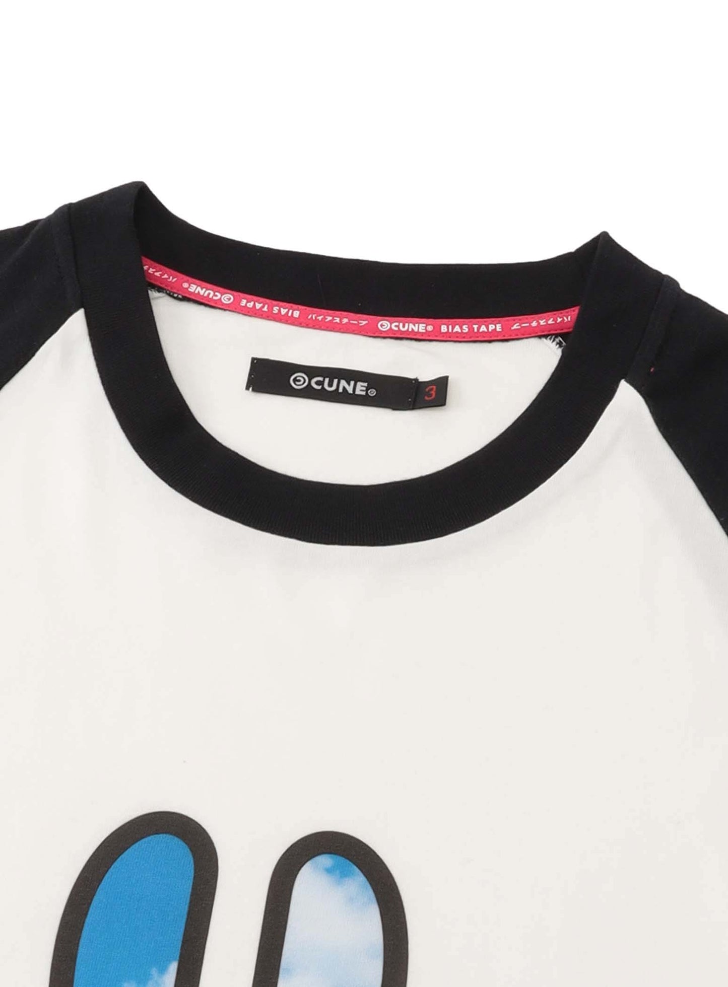 ラグランTシャツ 青空