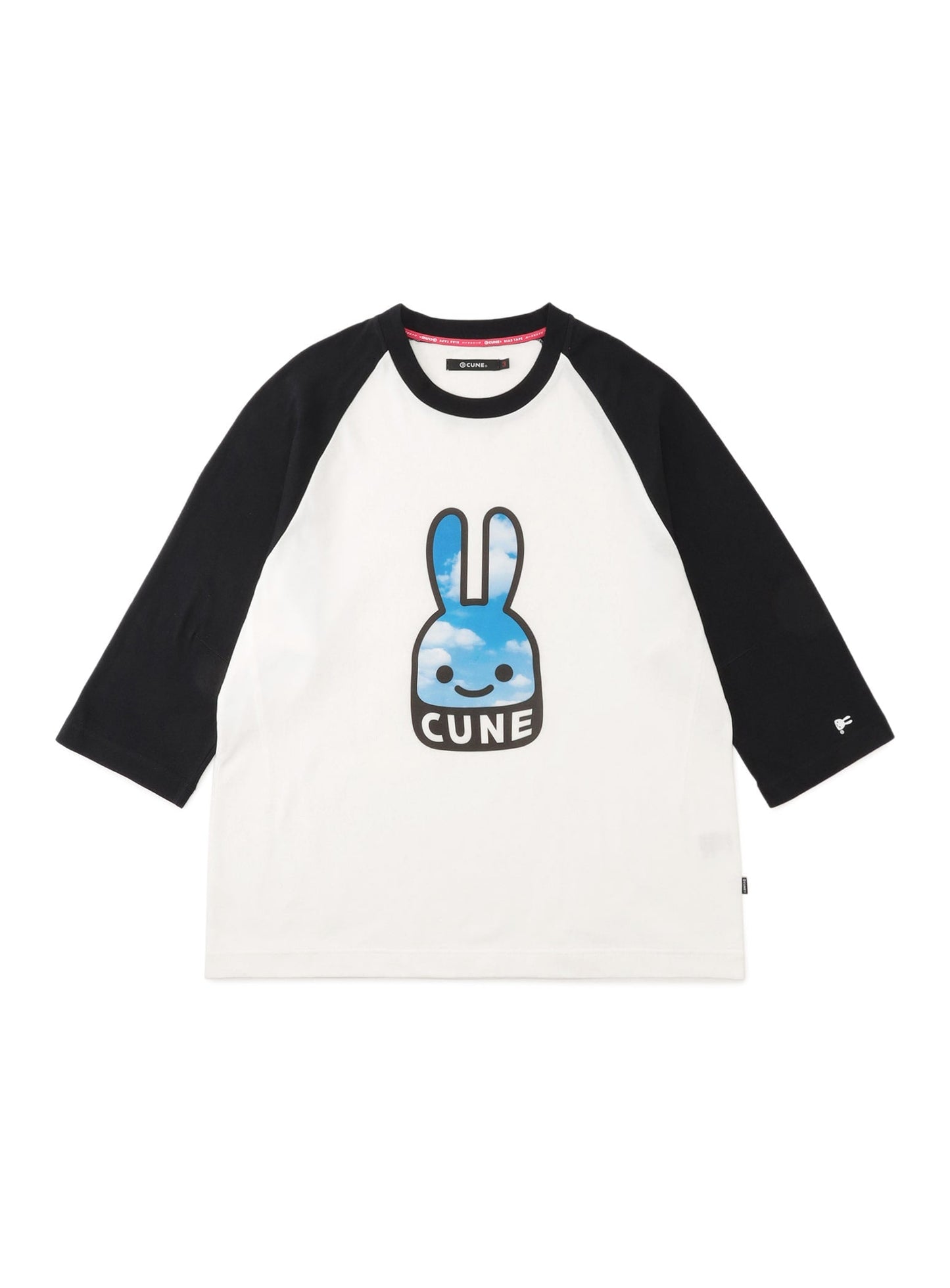 ラグランTシャツ 青空