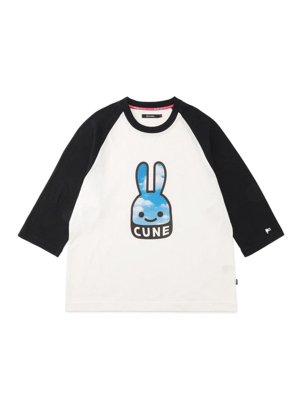 ラグランTシャツ 青空