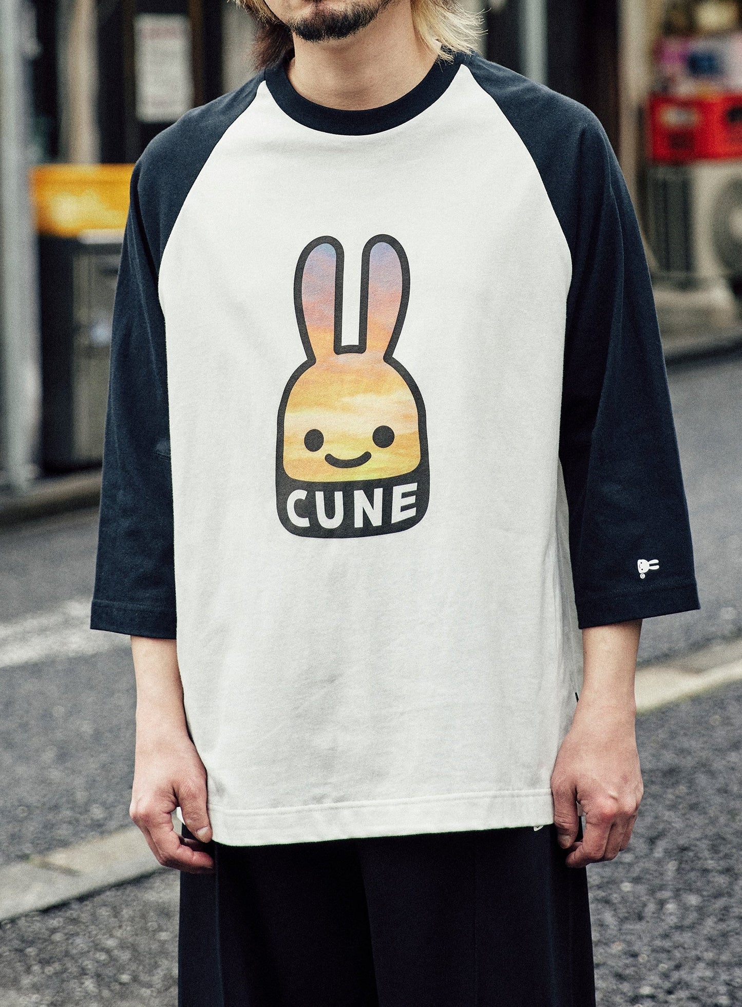 ラグランTシャツ 夕焼け