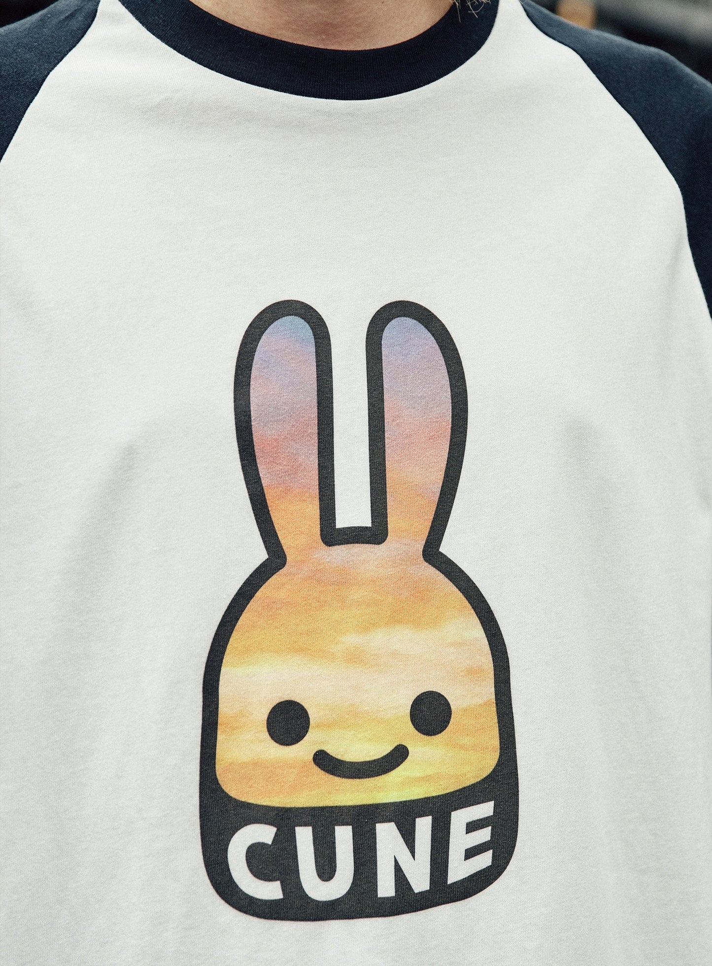 ラグランTシャツ 夕焼け