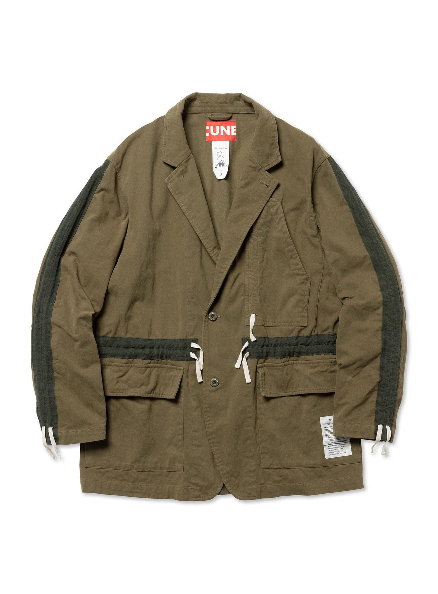 CUNE RELAX WORK WEARミリタリー風テーラードジャケット