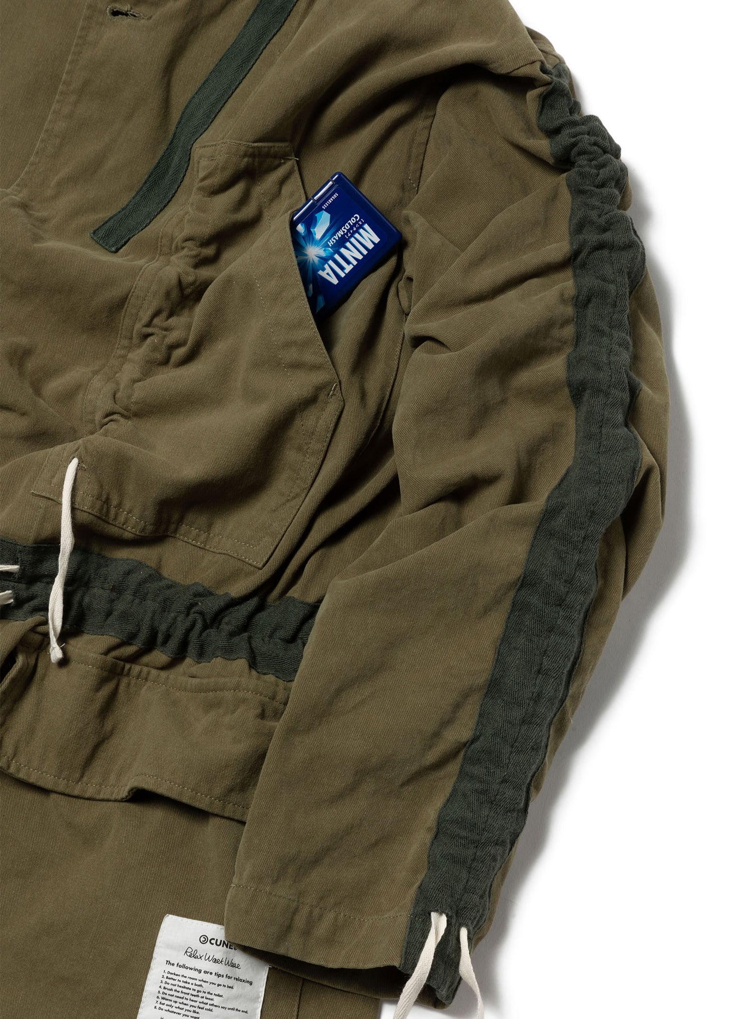 CUNE RELAX WORK WEARミリタリー風テーラードジャケット