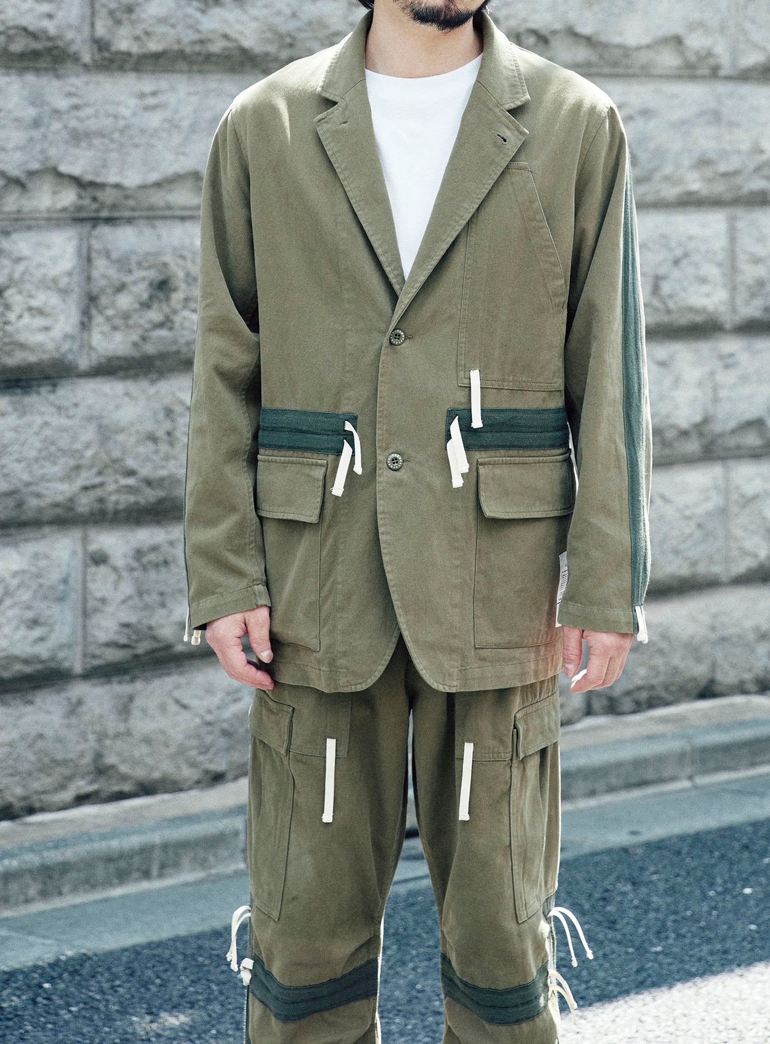 CUNE RELAX WORK WEARミリタリー風テーラードジャケット