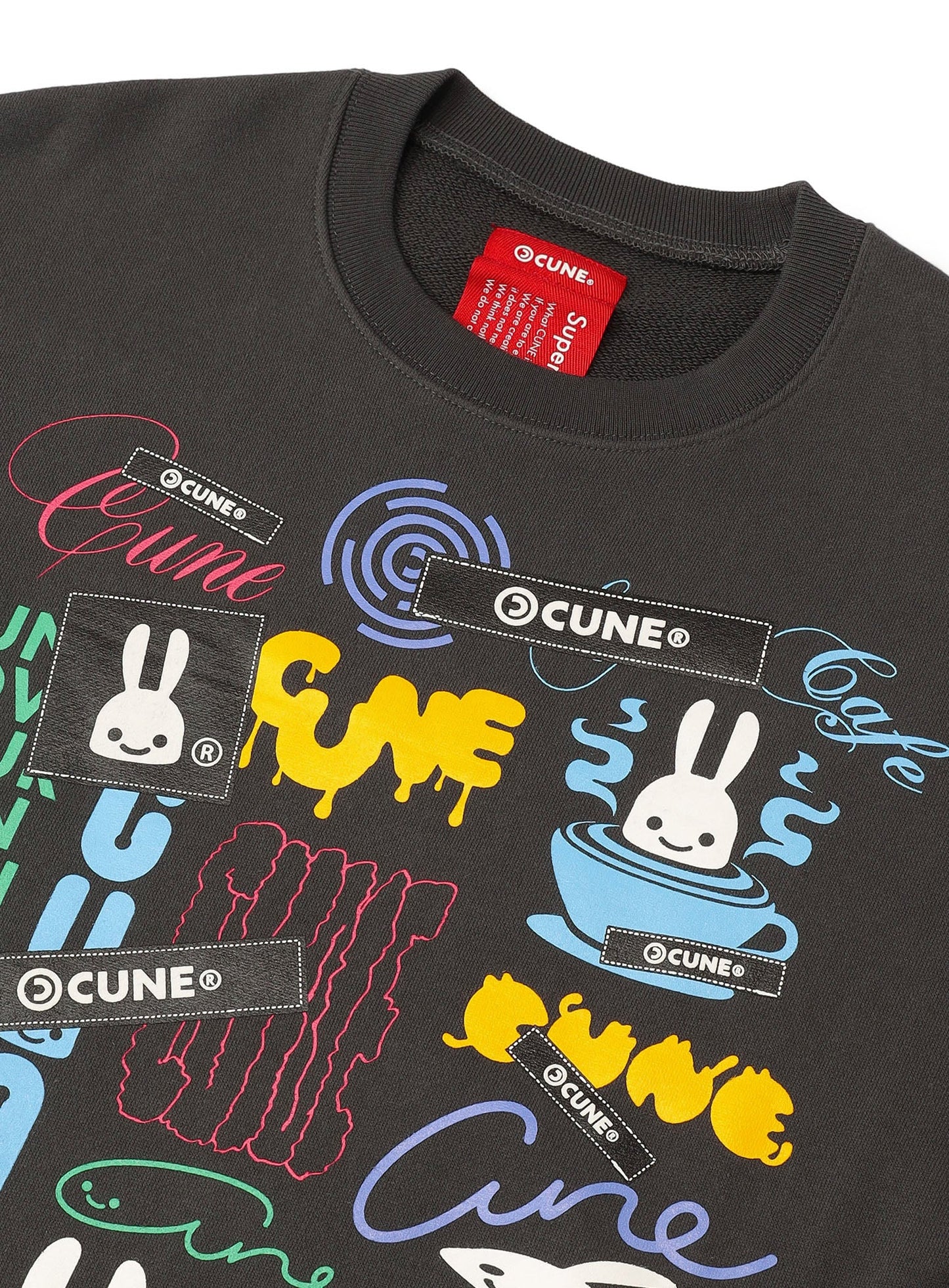 30th ANNIV ロゴたくさんヘヴィウェイトビッグクルーネックスウェット