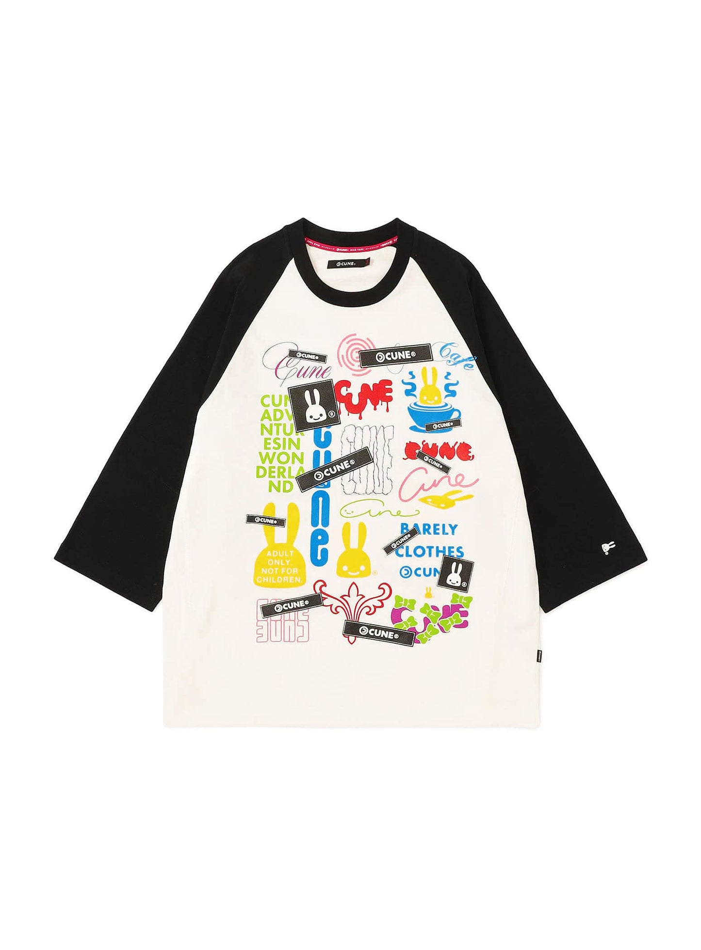 30th ANNIV ロゴたくさんラグランTシャツ