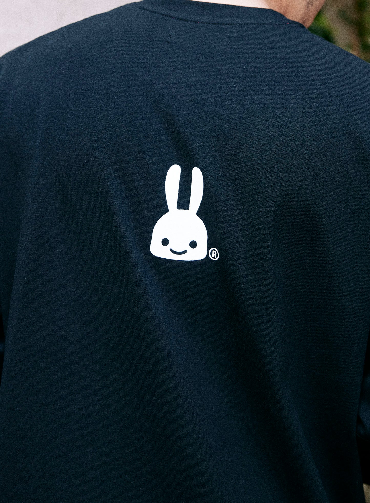 ロングスリーブカットソー うさちゃん1匹