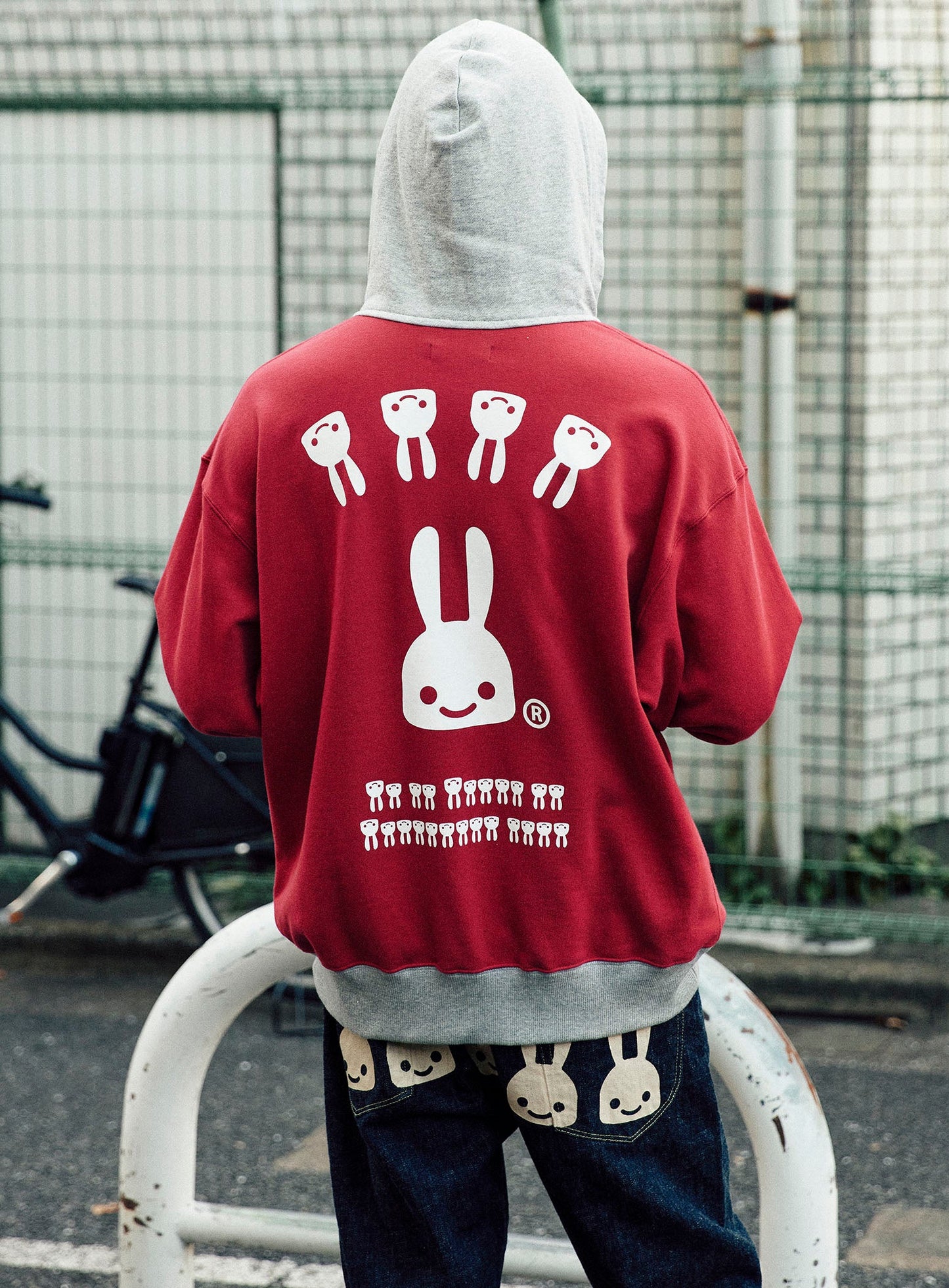 後付けパーカー