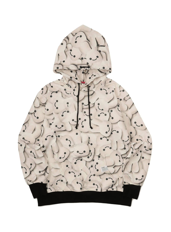 ぬいぐるみプリントのパーカー