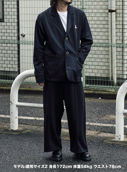 ジャージのテーラードジャケット