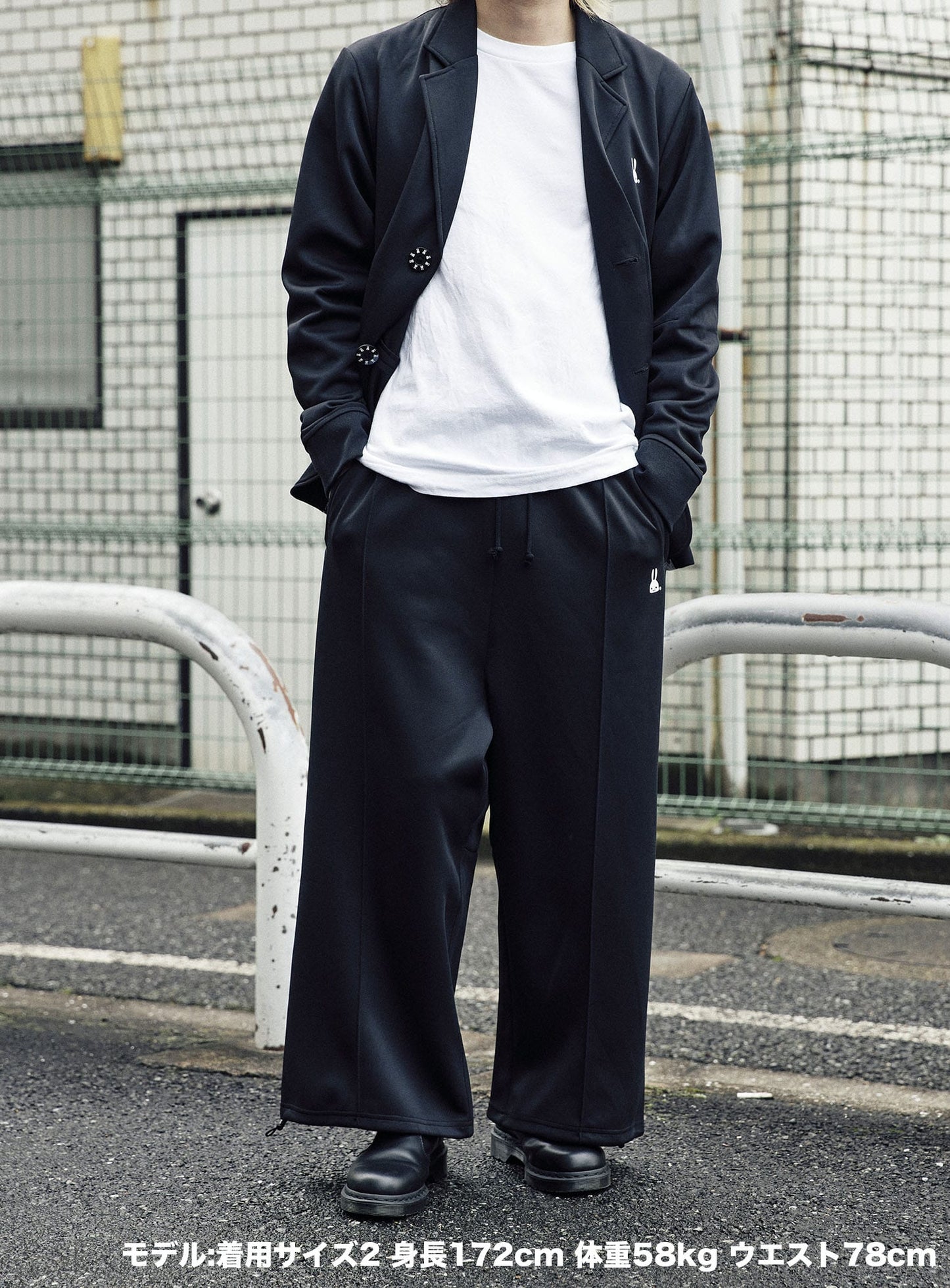 ジャージのテーラードジャケット