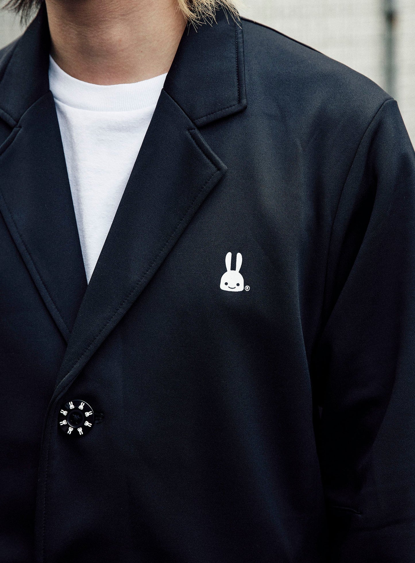 ジャージのテーラードジャケット