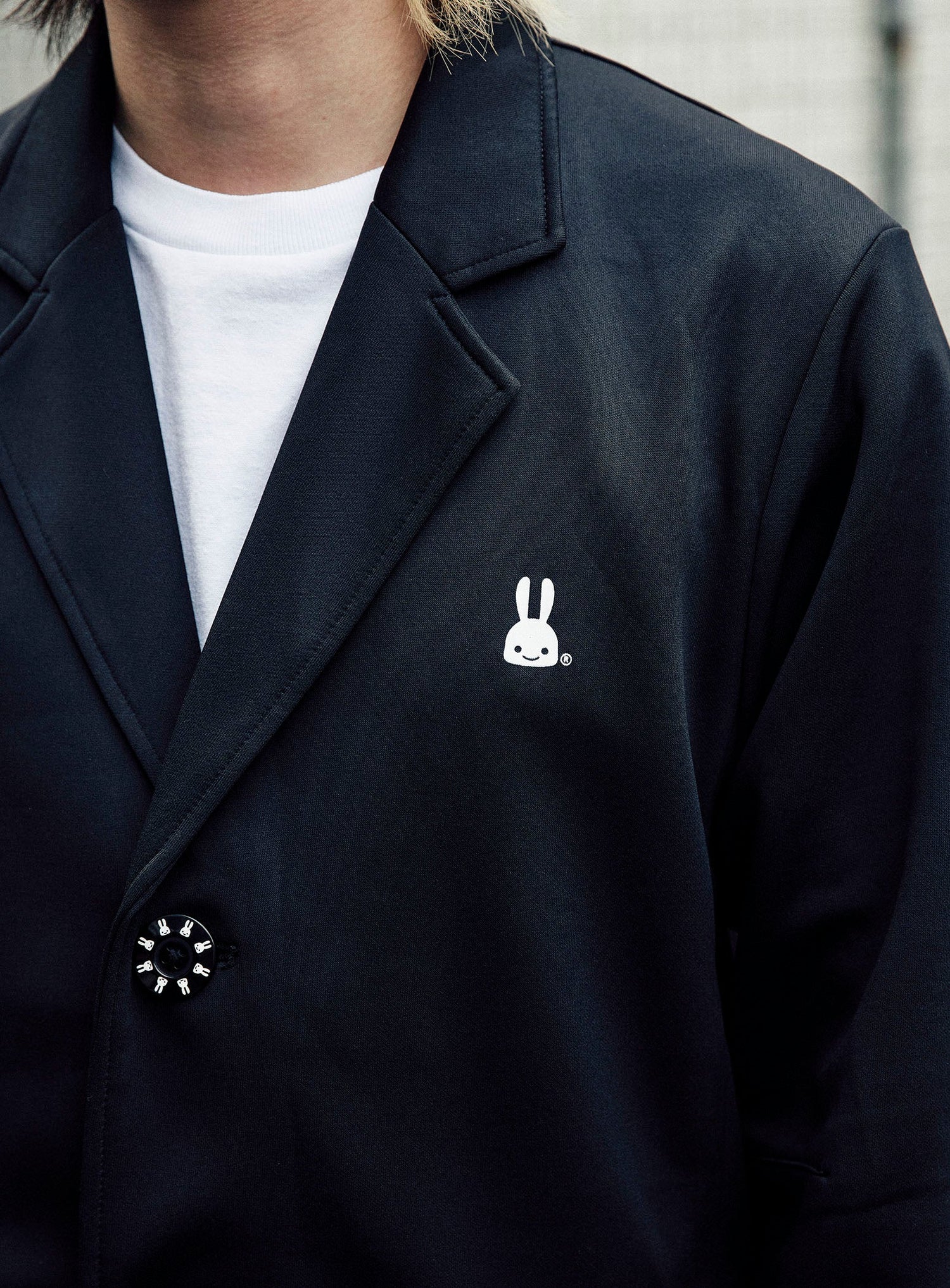 ジャージのテーラードジャケット