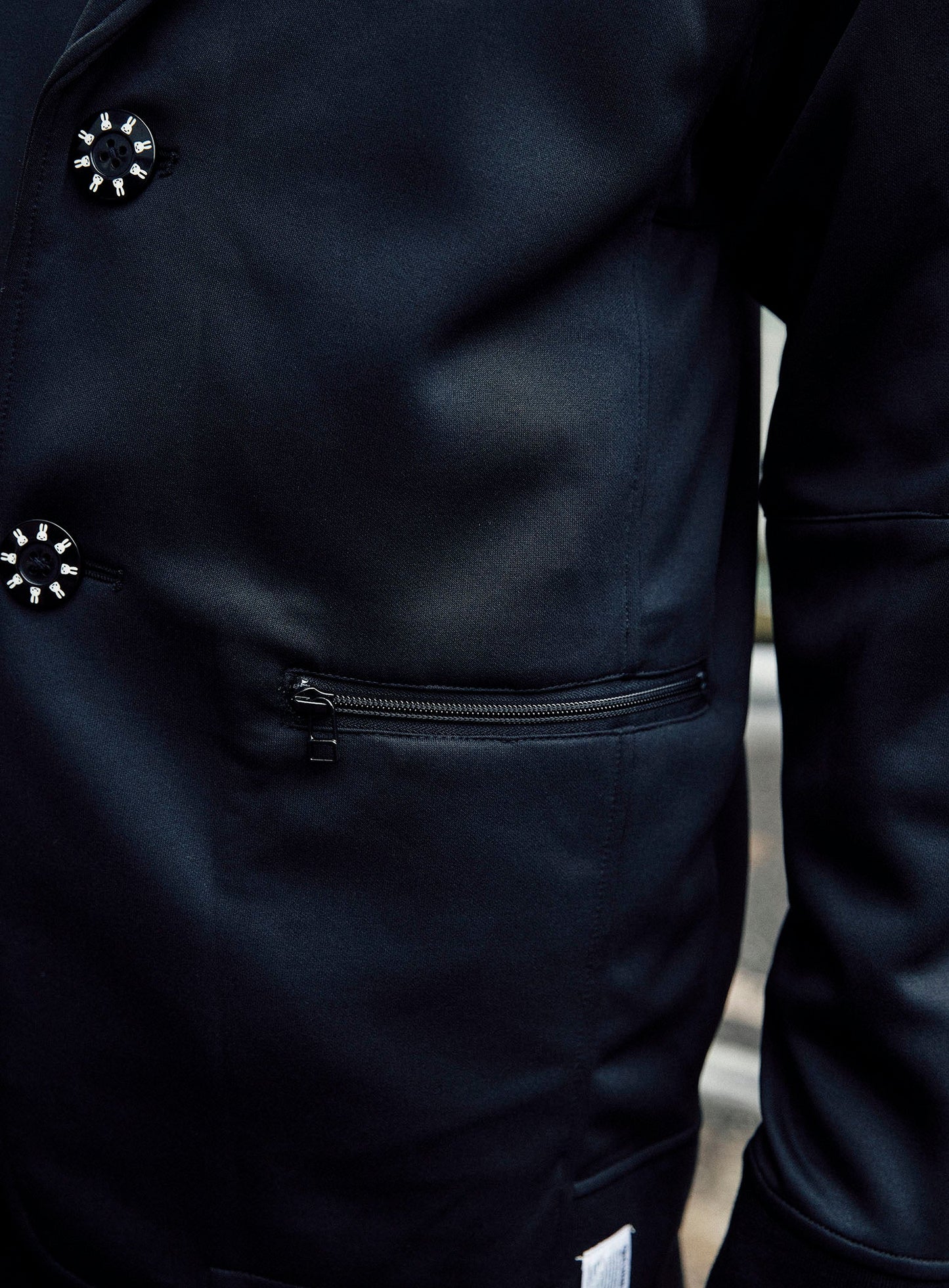 ジャージのテーラードジャケット