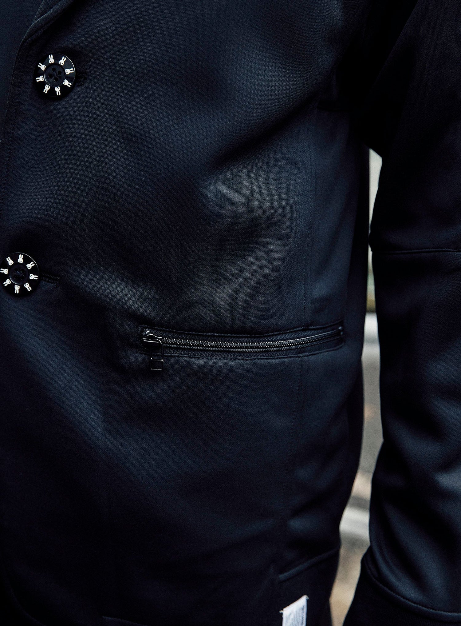 ジャージのテーラードジャケット