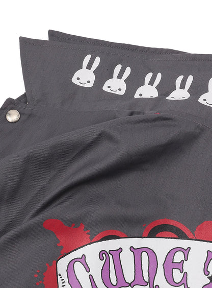 30th ANNIV ツイルコーチジャケット お墓remix