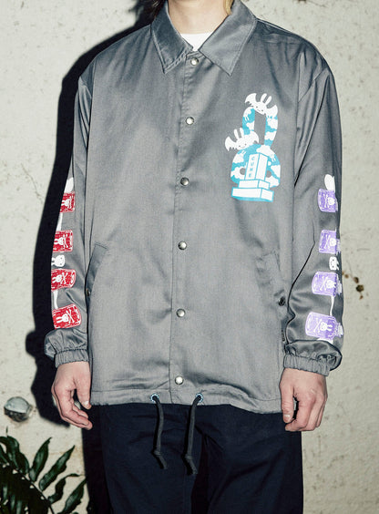 30th ANNIV ツイルコーチジャケット お墓remix