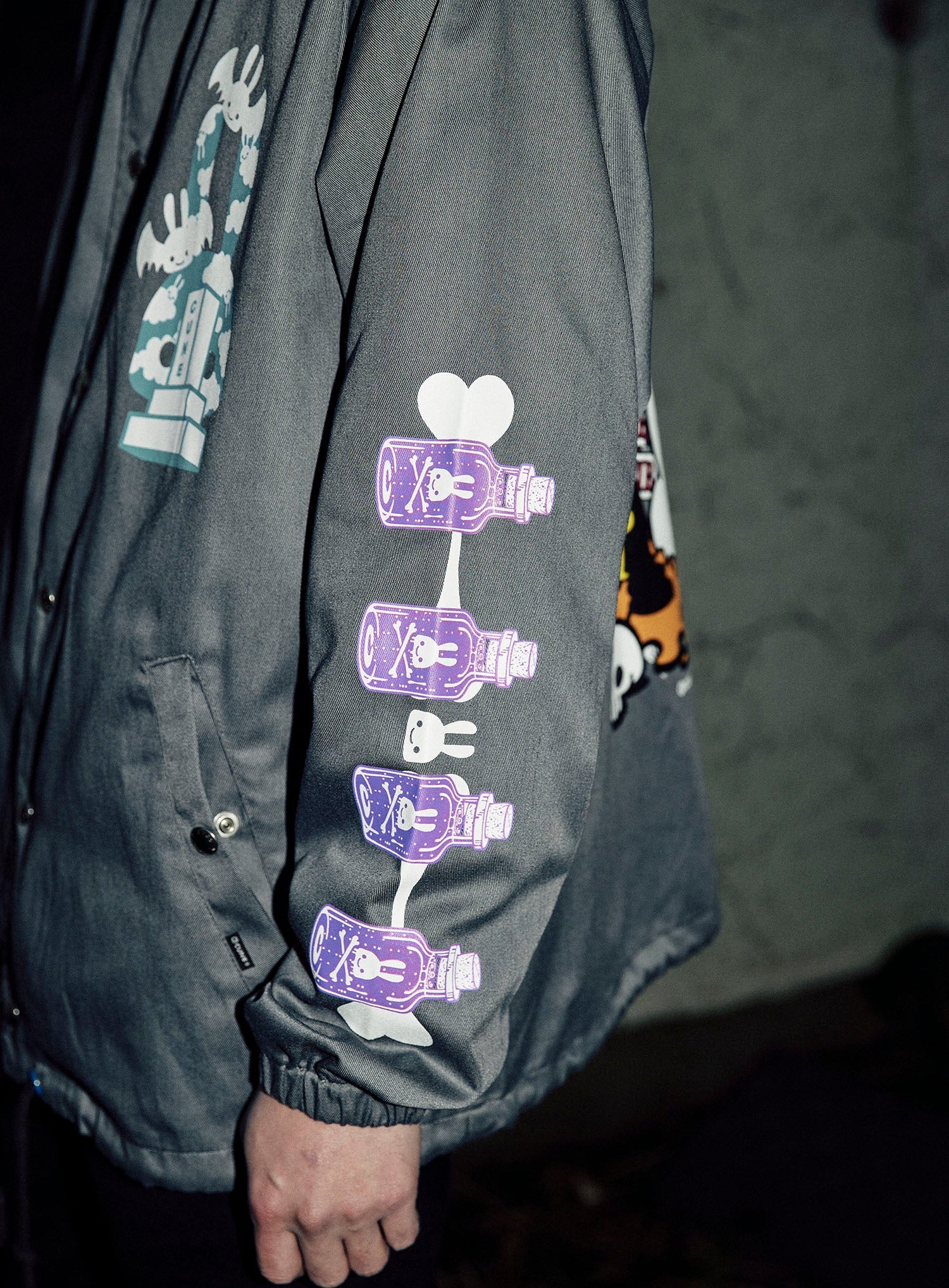 30th ANNIV ツイルコーチジャケット お墓remix