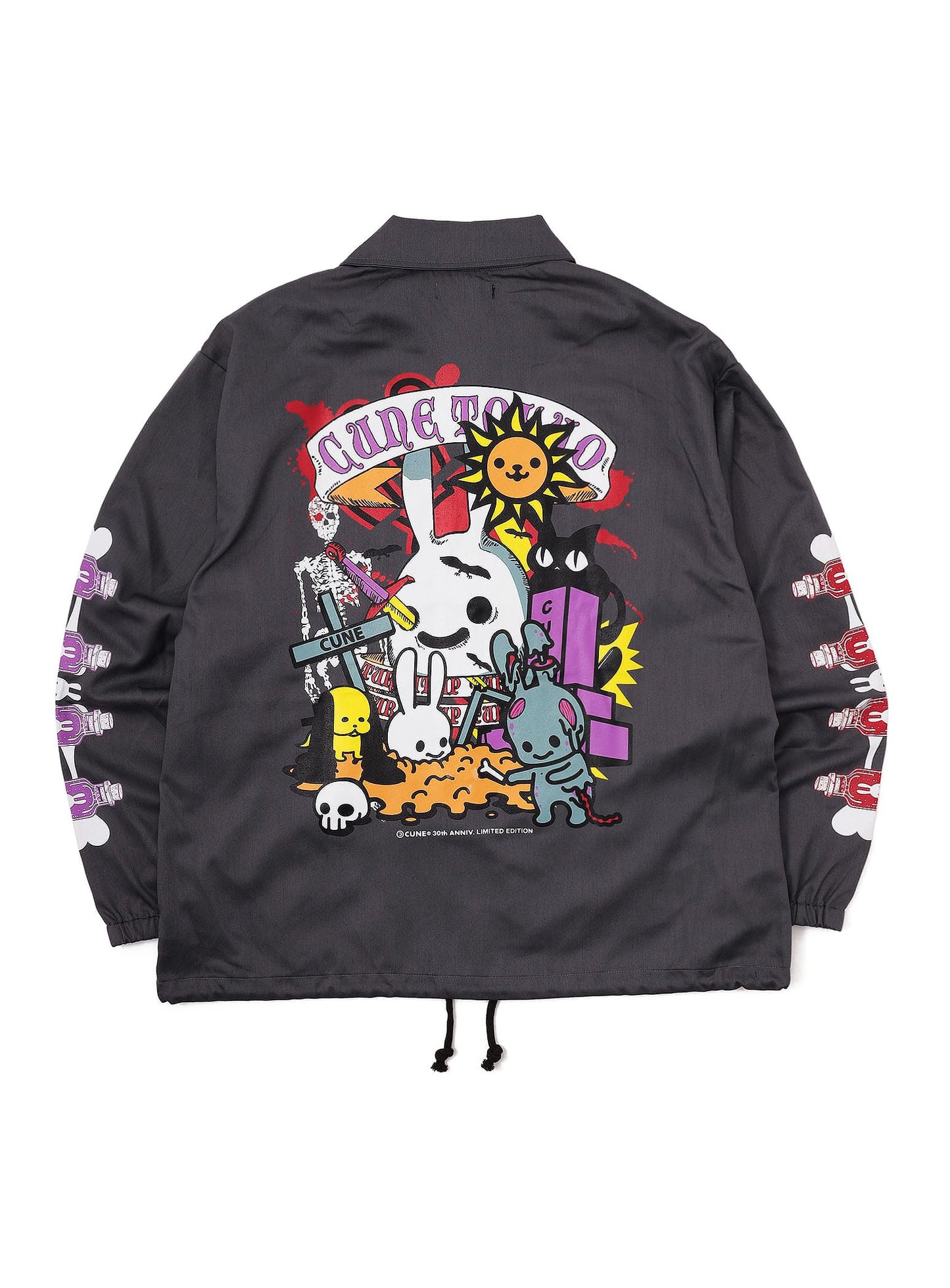 30th ANNIV ツイルコーチジャケット お墓remix