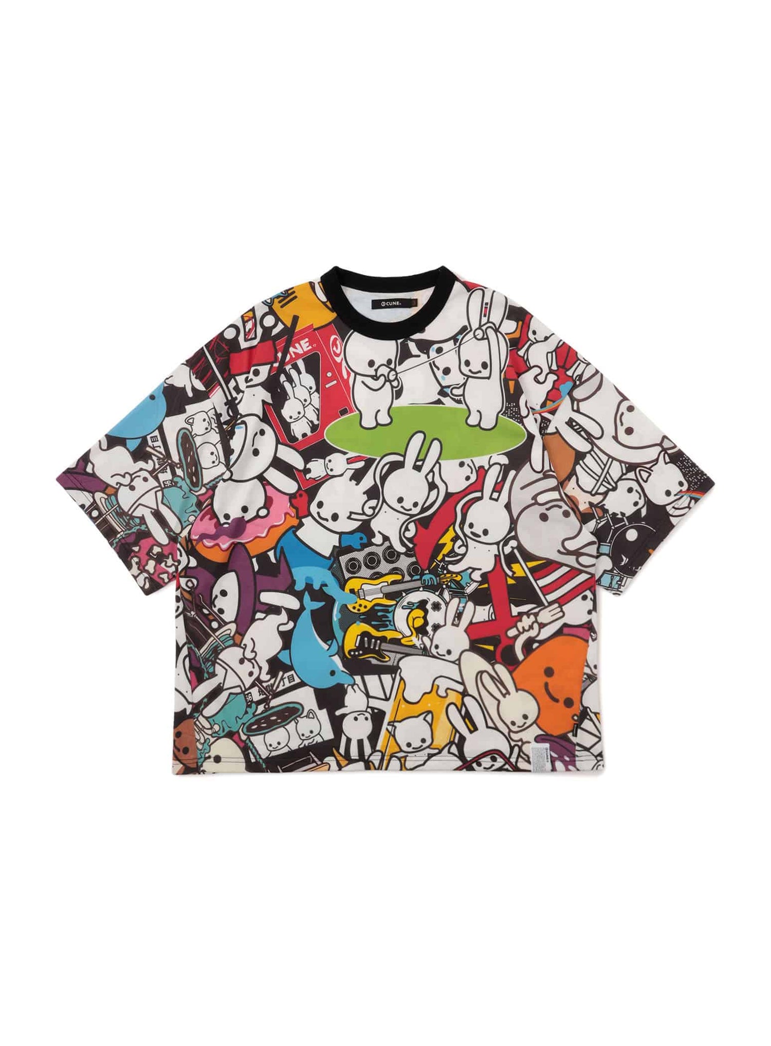ビッグTシャツ うさちゃんいっぱい