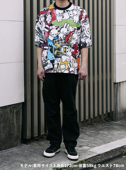 ビッグTシャツ うさちゃんいっぱい