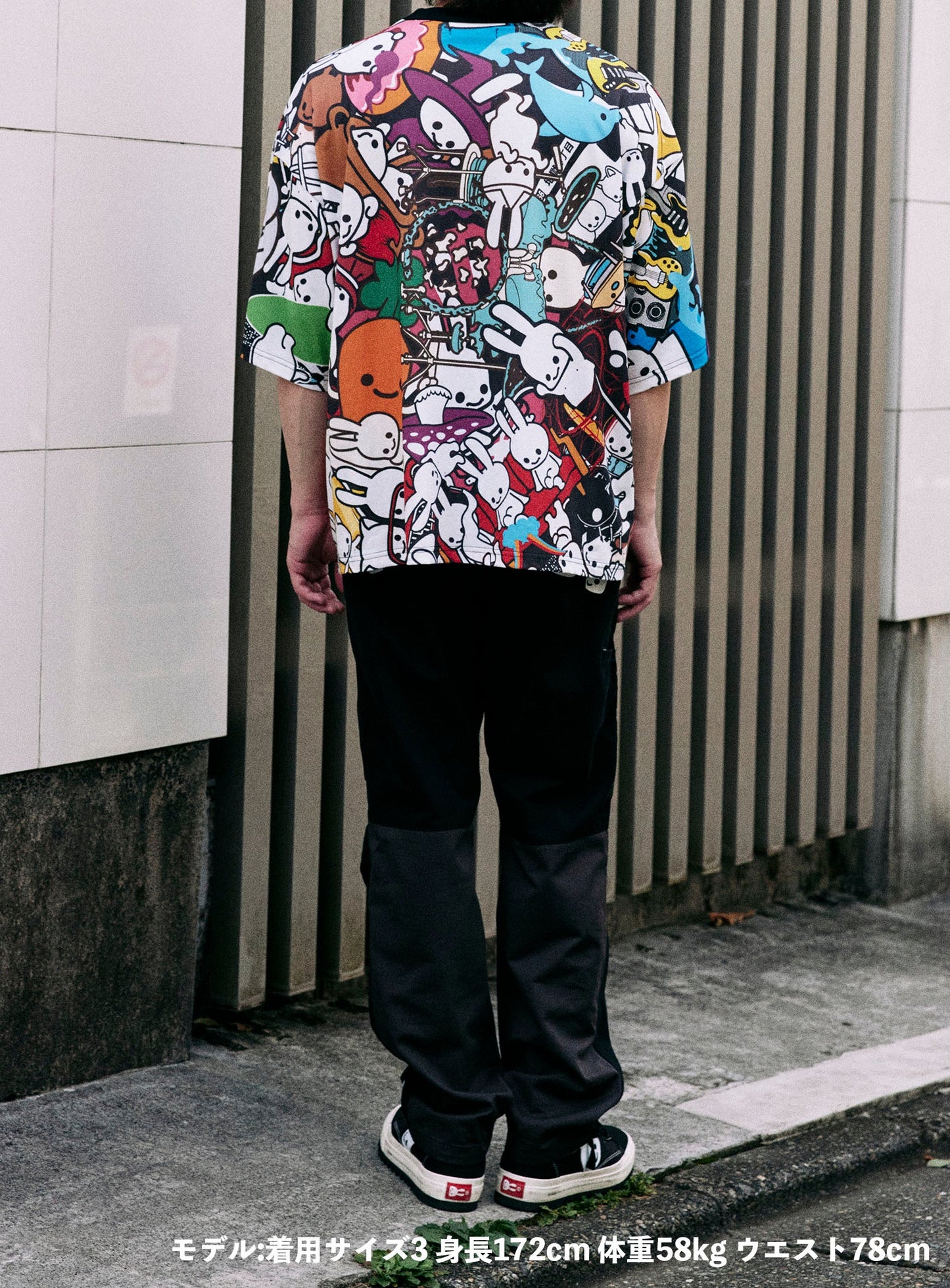 ビッグTシャツ うさちゃんいっぱい