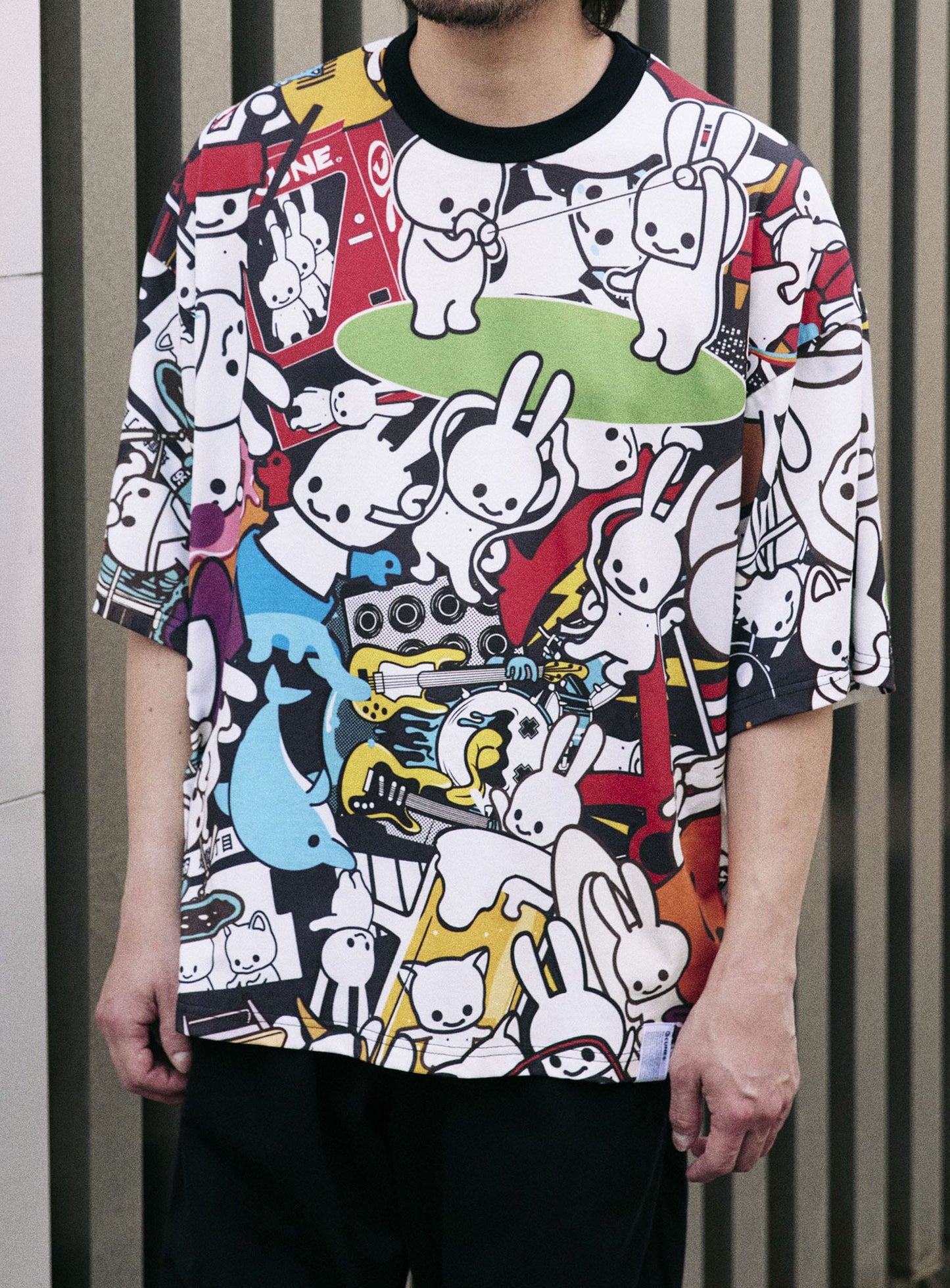 ビッグTシャツ うさちゃんいっぱい