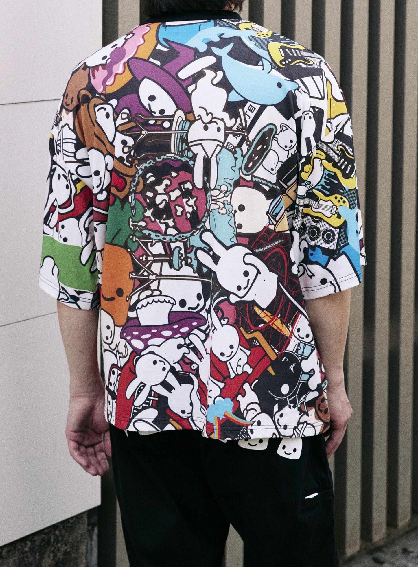 ビッグTシャツ うさちゃんいっぱい