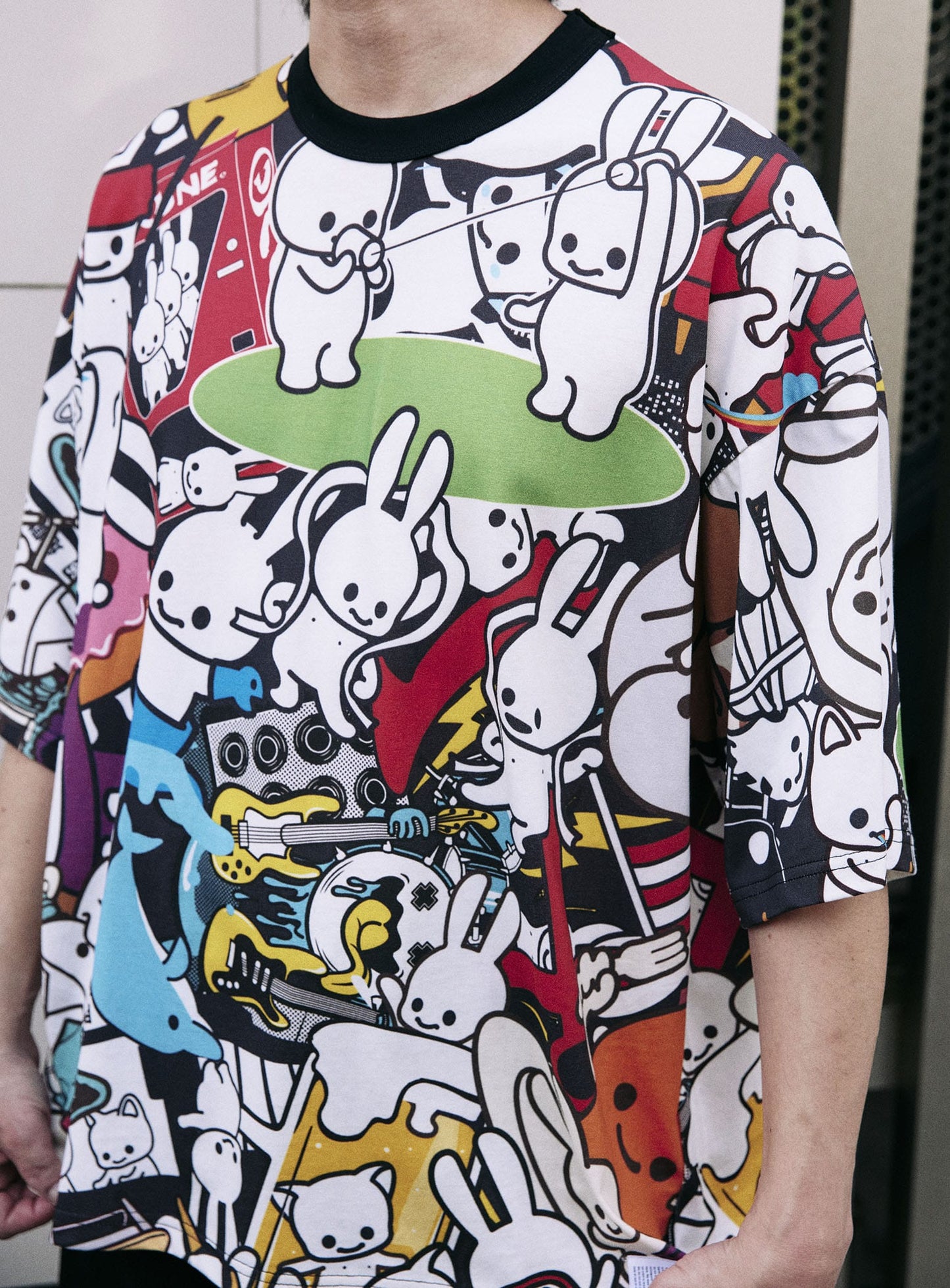 ビッグTシャツ うさちゃんいっぱい