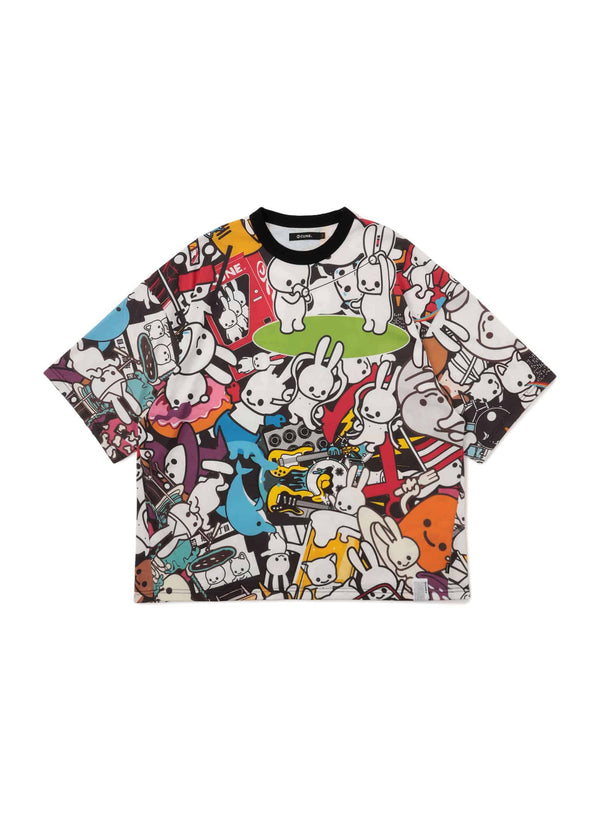 ビッグTシャツ うさちゃんいっぱい