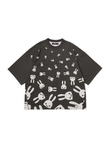 ビッグTシャツ 降り積もるウサギ