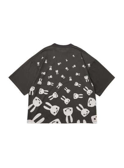 ビッグTシャツ 降り積もるウサギ