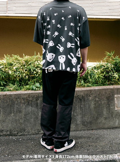 ビッグTシャツ 降り積もるウサギ