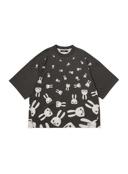 ビッグTシャツ 降り積もるウサギ