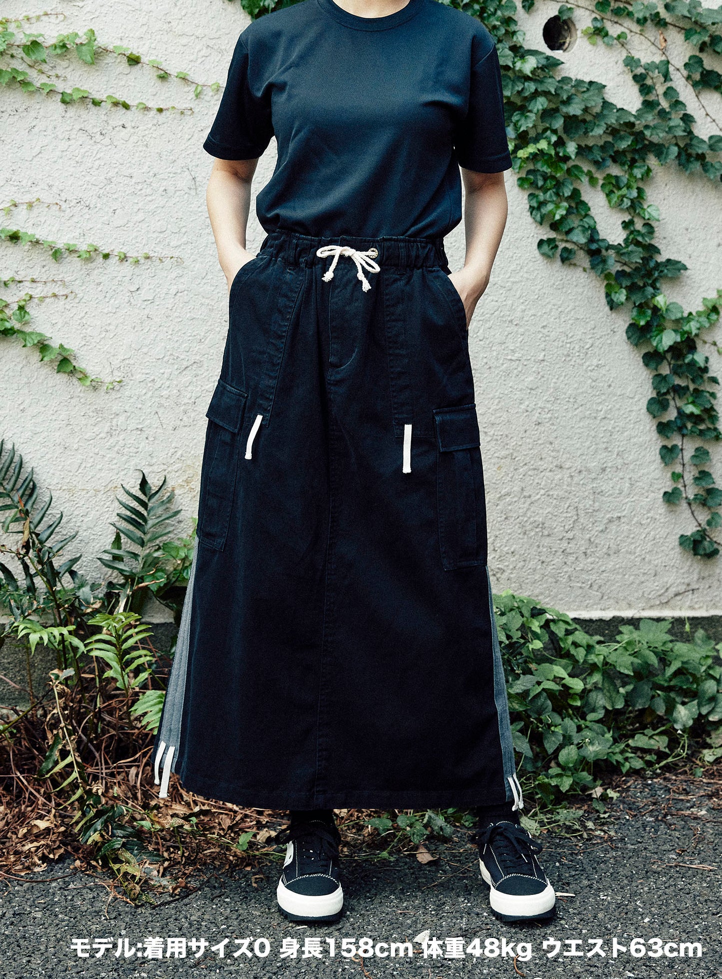 CUNE RELAX WORK ミリタリー風カーゴスカート