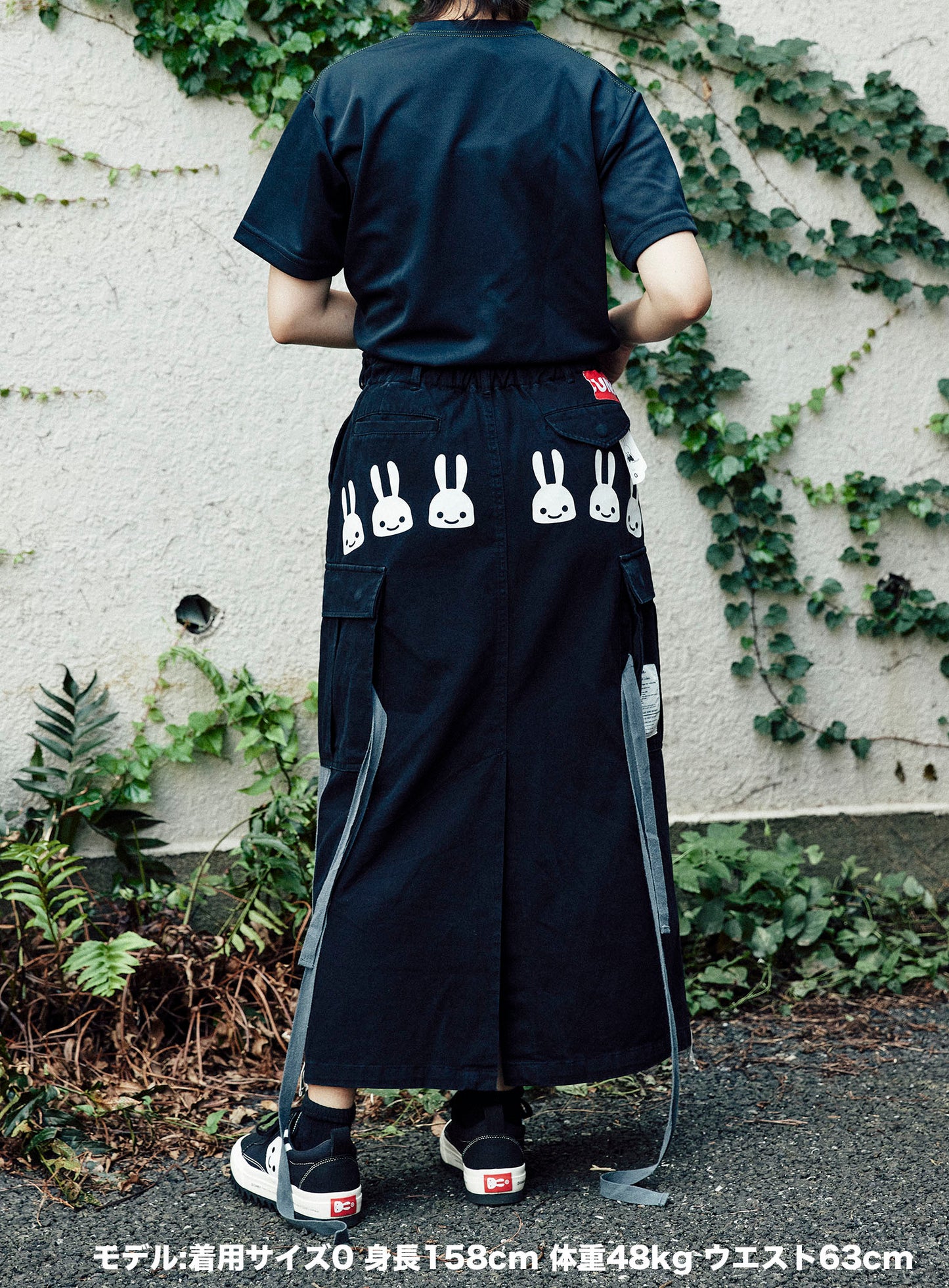 CUNE RELAX WORK ミリタリー風カーゴスカート