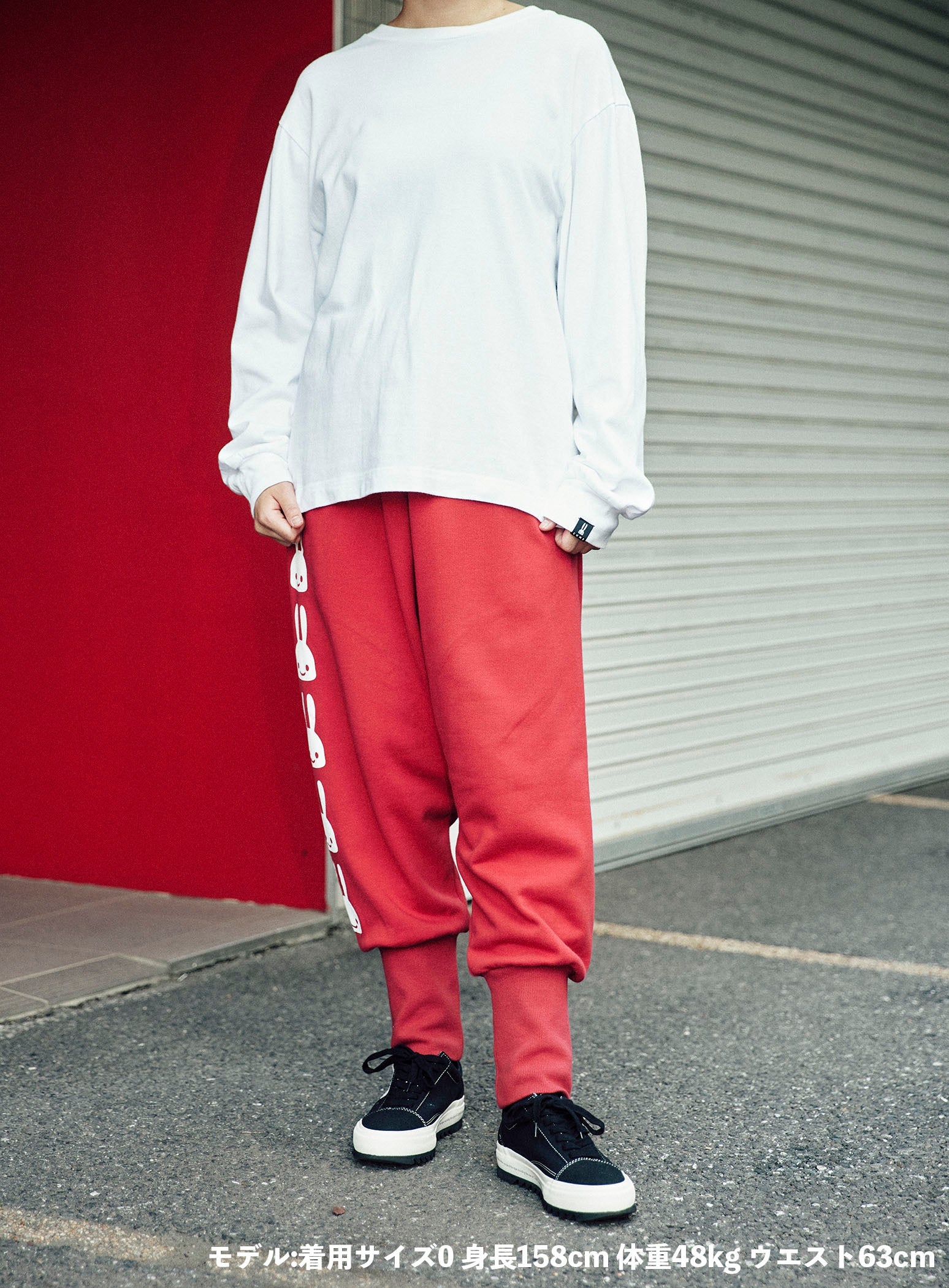 CUNE DDDC サルエルパンツ スウェット　ブラック サルエルパンツ – CUNE