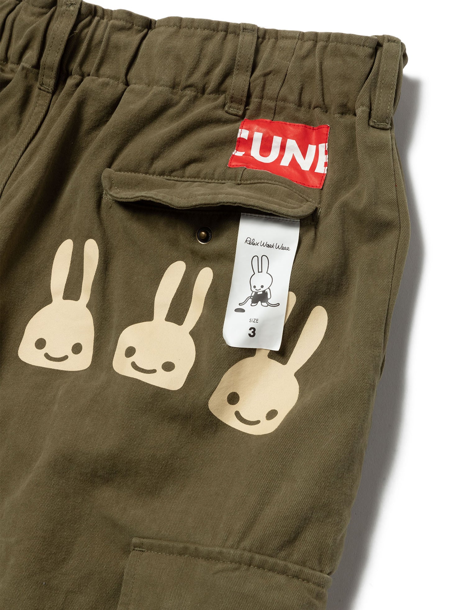 CUNE RELAX WORK WEARミリタリー風カーゴパンツ