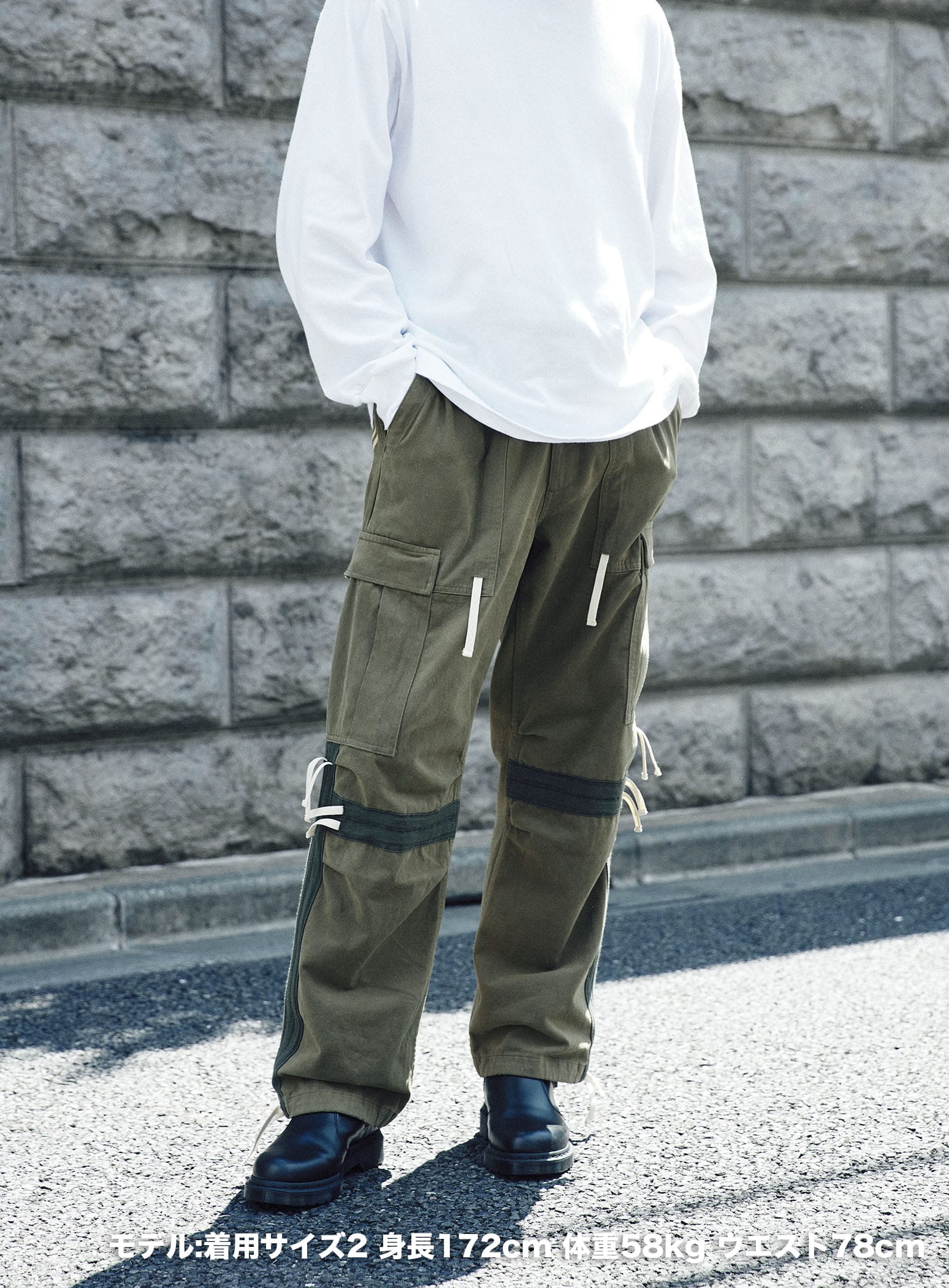 CUNE RELAX WORK WEARミリタリー風カーゴパンツ