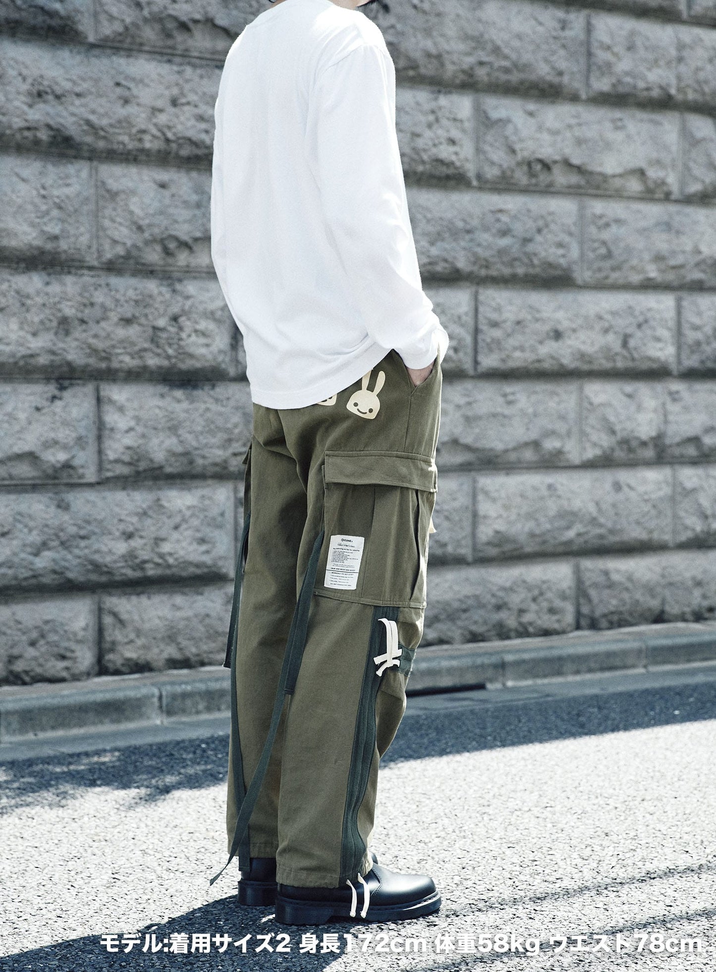 CUNE RELAX WORK WEARミリタリー風カーゴパンツ